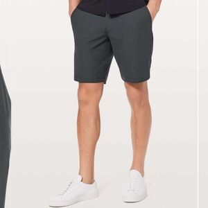 Lululemon Men's Commission Short Slim *Warpstreme 9" Obsidian Size 36